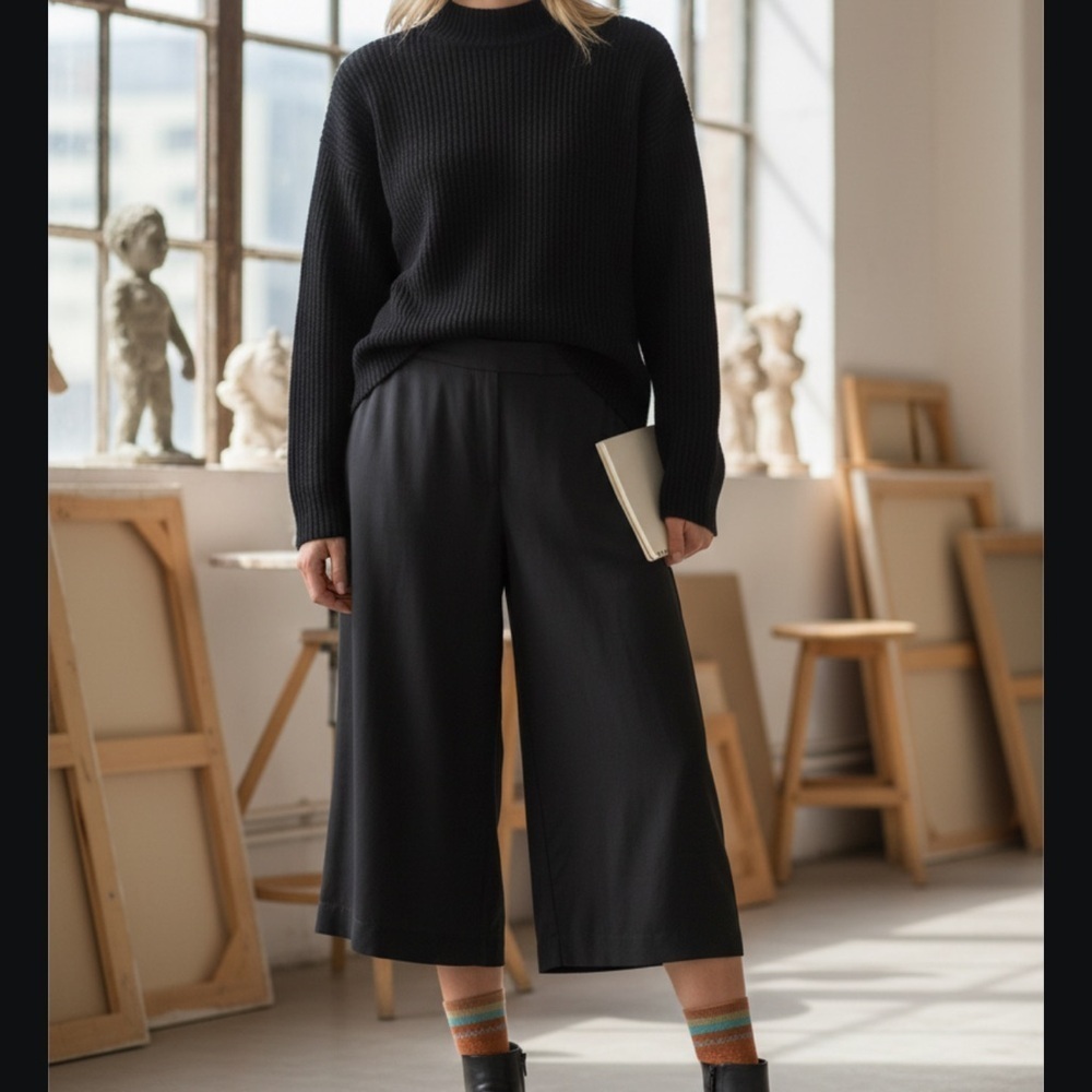 Brochu Walker Silk Pleaded Trousers S